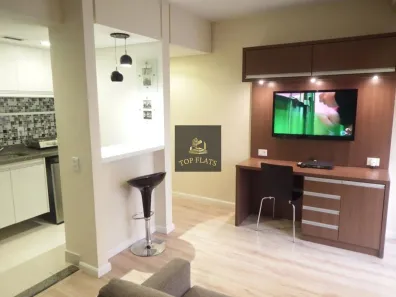 Flat com 1 Quarto para alugar, 37m² no Moema, São Paulo