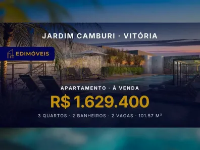 Apartamento com 3 Quartos à venda, 101m² no Jardim Camburi, Vitória