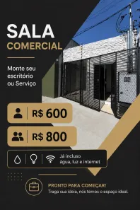 Ponto Comercial para alugar, 10m² no Centro-Sul, Várzea Grande