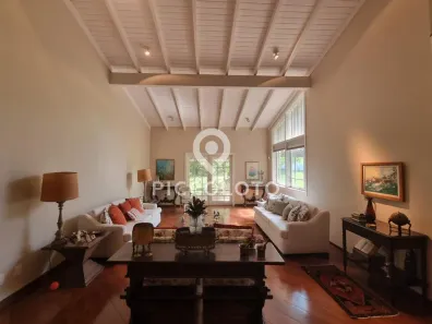 Casa de Condomínio com 5 Quartos para venda ou aluguel, 438m² no Sítios de Recreio Gramado, Campinas