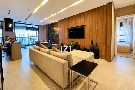 Apartamento com 3 Quartos para alugar, 105m² no Jardim das Acácias, São Paulo
