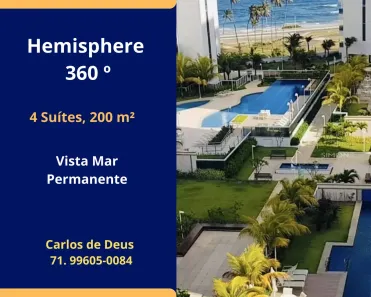 Apartamento com 4 Quartos à venda, 200m² no Pituaçu, Salvador