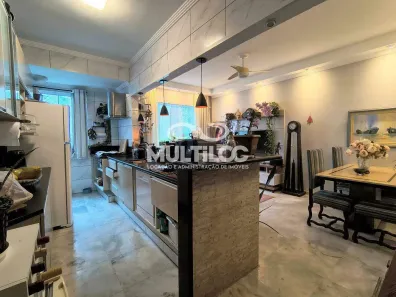 Apartamento com 2 Quartos para alugar, 80m² no José Menino, Santos