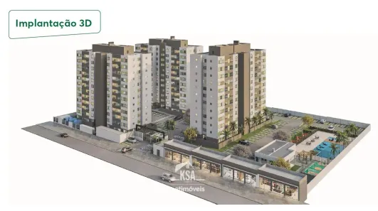 Apartamento com 2 Quartos à venda, 42m² no Setor Leste, Brasília