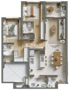 Apartamento com 2 Quartos à venda, 127m² no Campinas, São José