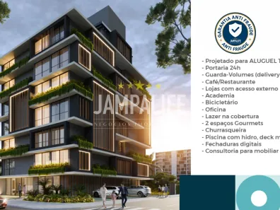 Apartamento com 1 Quarto à venda, 21m² no Cabo Branco, João Pessoa