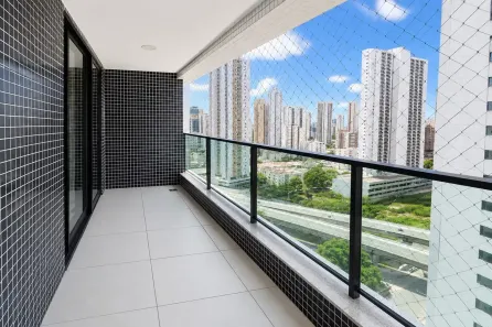 Apartamento com 3 Quartos para alugar, 81m² no Boa Viagem, Recife