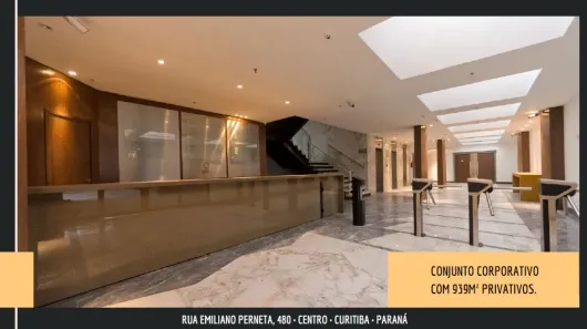 Sala Comercial à venda, 939m² no Centro, Curitiba