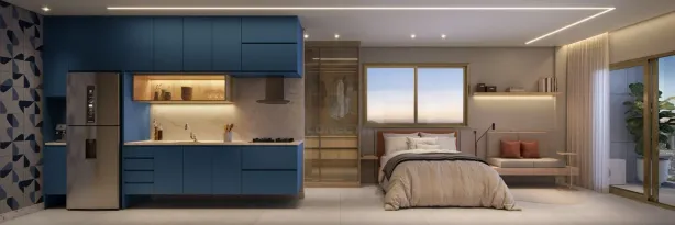 Apartamento com 1 Quarto à venda, 42m² no Coqueiral de Itaparica, Vila Velha