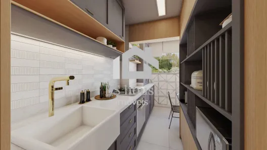 Apartamento com 2 Quartos à venda, 44m² no Campestre, Santo André