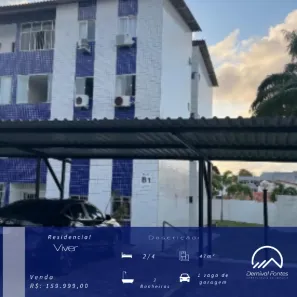Apartamento com 2 Quartos à venda, 47m² no Nova Parnamirim, Parnamirim