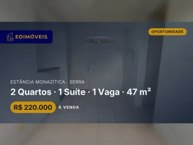 Apartamento com 2 Quartos à venda, 47m² no Estância Monazítica, Serra