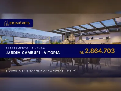 Apartamento com 3 Quartos à venda, 148m² no Jardim Camburi, Vitória