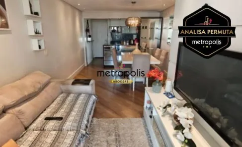 Apartamento com 3 Quartos à venda, 72m² no Vila Valparaíso, Santo André