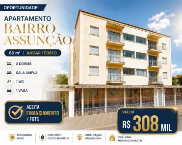Apartamento com 2 Quartos à venda, 50m² no Assunção, São Bernardo do Campo