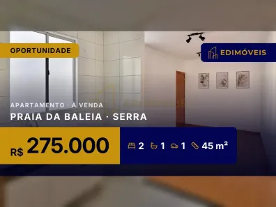 Apartamento com 2 Quartos à venda, 45m² no Praia da Baleia, Serra