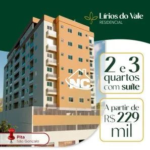 Apartamento com 2 Quartos à venda, 54m² no Pita, São Gonçalo