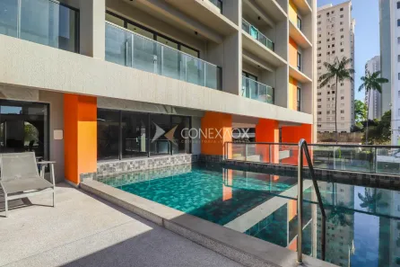 Apartamento com 1 Quarto para alugar, 42m² no Cambuí, Campinas