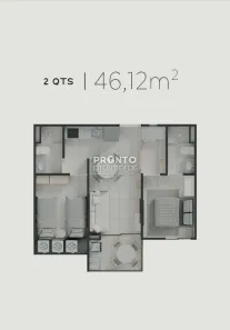 Apartamento com 2 Quartos à venda, 46m² no Tamandaré, Tamandaré