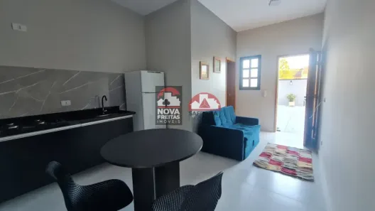 Flat com 1 Quarto para alugar, 32m² no Loteamento Jardim Aruan, Caraguatatuba