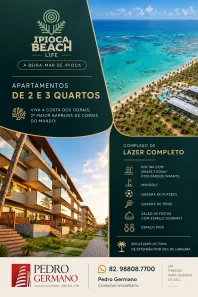 Apartamento com 2 Quartos à venda, 73m² no Ipioca, Maceió