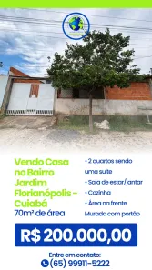 Casa com 2 Quartos à venda, 70m² no , Cuiabá