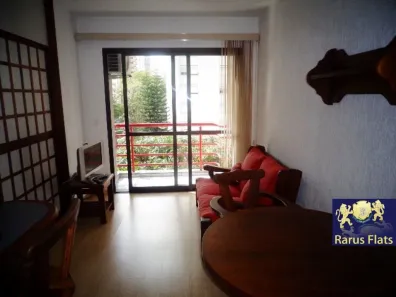 Flat com 1 Quarto para alugar, 35m² no Moema, São Paulo