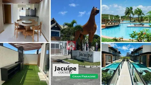 Casa de Condomínio com 2 Quartos à venda, 90m² no Barra do Jacuípe, Camaçari
