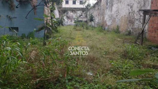 Lote/Terreno para alugar, 1098m² no Centro, Santos