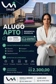 Apartamento com 2 Quartos para alugar, 38m² no Tabuleiro do Martins, Maceió