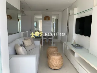 Apartamento com 1 Quarto para alugar, 47m² no Cidade Monções, São Paulo