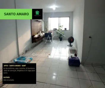 Apartamento com 2 Quartos à venda, 80m² no Santo Amaro, São Paulo