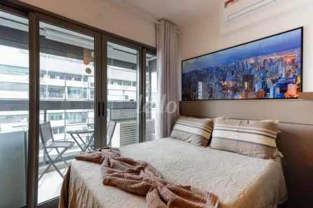 Apartamento com 1 Quarto para alugar, 18m² no Pinheiros, São Paulo