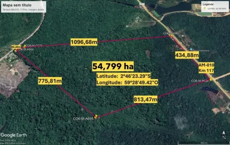 Lote/Terreno à venda, 547900m² no , Rio Preto da Eva