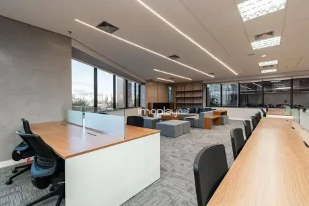 Sala Comercial para alugar, 461m² no Cidade Monções, São Paulo
