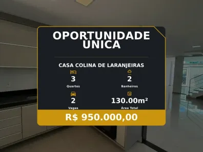 Casa com 3 Quartos à venda, 130m² no Colina de Laranjeiras, Serra
