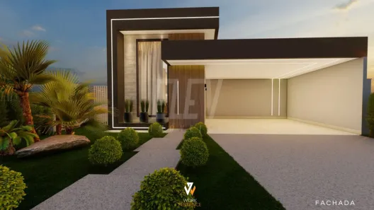 Casa de Condomínio com 3 Quartos à venda, 166m² no Terras Alpha Residencial 1, Senador Canedo