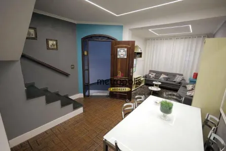 Sobrado com 3 Quartos à venda, 185m² no Vila Metalúrgica, Santo André