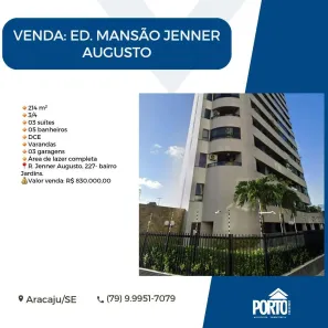 Apartamento com 3 Quartos à venda, 214m² no Inácio Barbosa, Aracaju