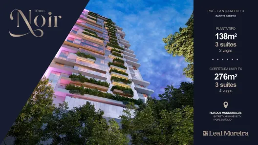 Apartamento com 3 Quartos à venda, 138m² no Batista Campos, Belém