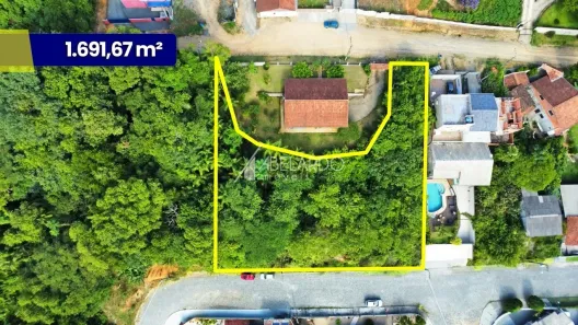 Lote/Terreno à venda, 1691m² no Salto Weissbach, Blumenau