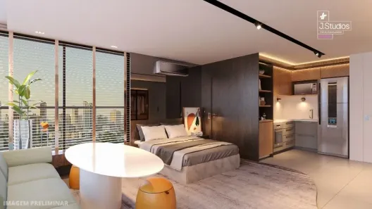 Apartamento com 1 Quarto à venda, 36m² no Centro, Fortaleza
