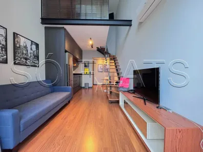 Apartamento com 1 Quarto para alugar, 45m² no Cidade Monções, São Paulo