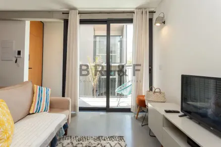 Apartamento com 1 Quarto para alugar, 34m² no Brooklin Paulista, São Paulo