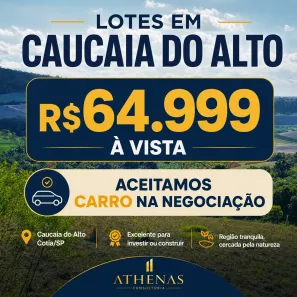 Lote/Terreno à venda, 500m² no Altos de Caucaia (Caucaia do Alto), Cotia