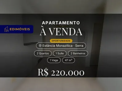 Apartamento com 2 Quartos à venda, 47m² no Estância Monazítica, Serra