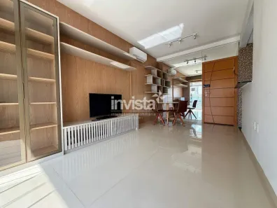 Apartamento com 1 Quarto para alugar, 52m² no Embaré, Santos