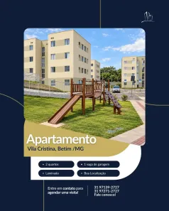 Apartamento com 2 Quartos à venda, 42m² no Vila Cristina, Betim