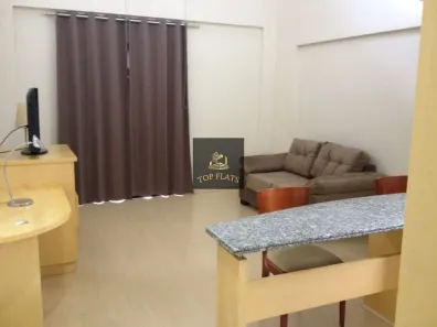 Flat com 1 Quarto para alugar, 50m² no Moema, São Paulo