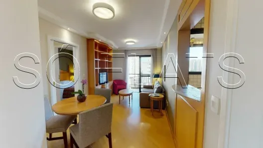 Flat com 1 Quarto à venda, 38m² no Indianópolis, São Paulo
